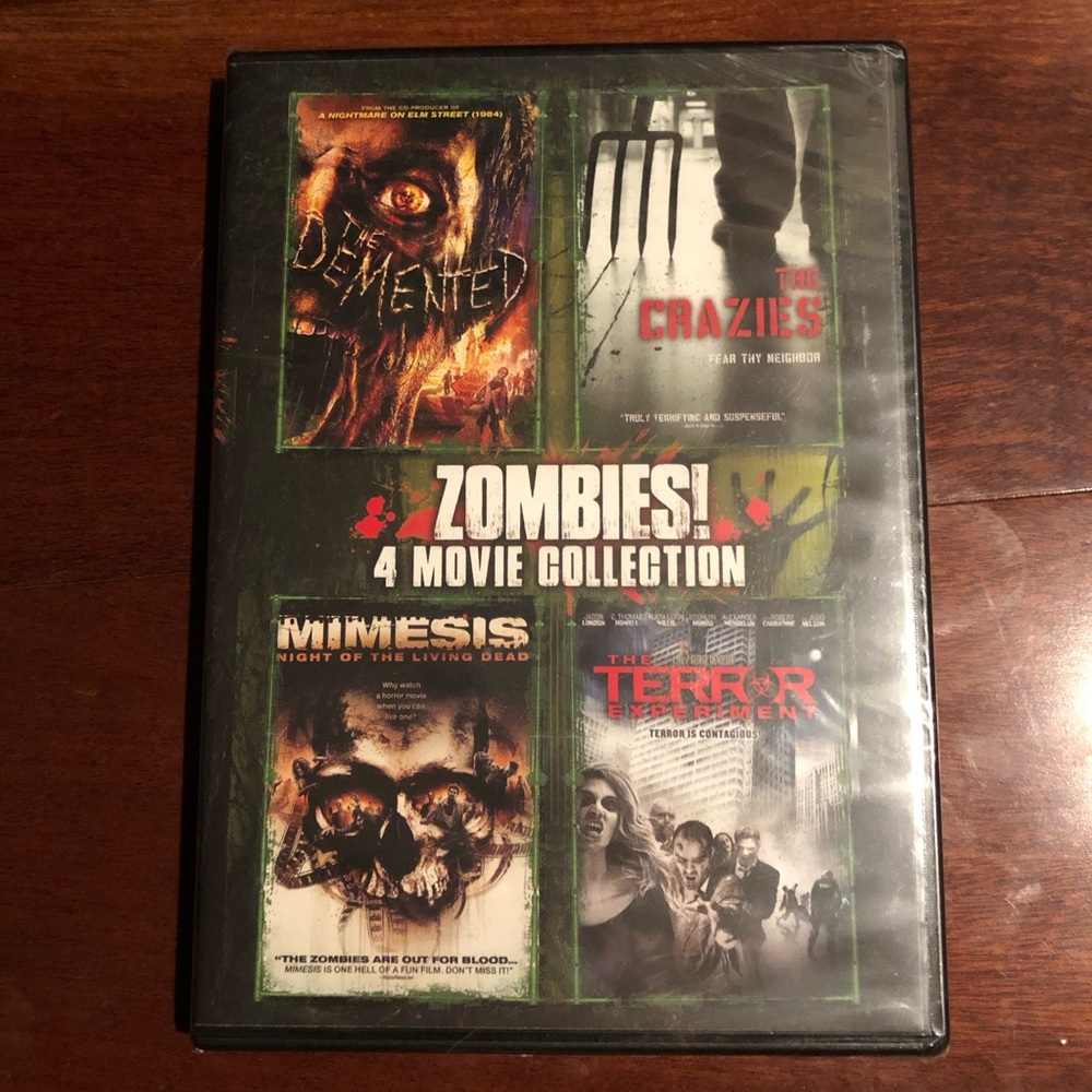 🆕 Zombies! 4 movie collection Dvd